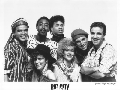 Big City promo photo, with first incarnation of band, photo by Roger Ressmeyer